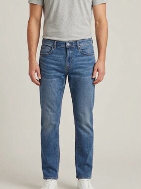 Bonobos Blue Medium Wash Premium Stretch Jeans 35x30